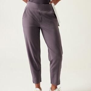 Athleta Brooklyn Ankle Pant Dusk NWT Size 24 Plus Size Pull On Athletic Pocket